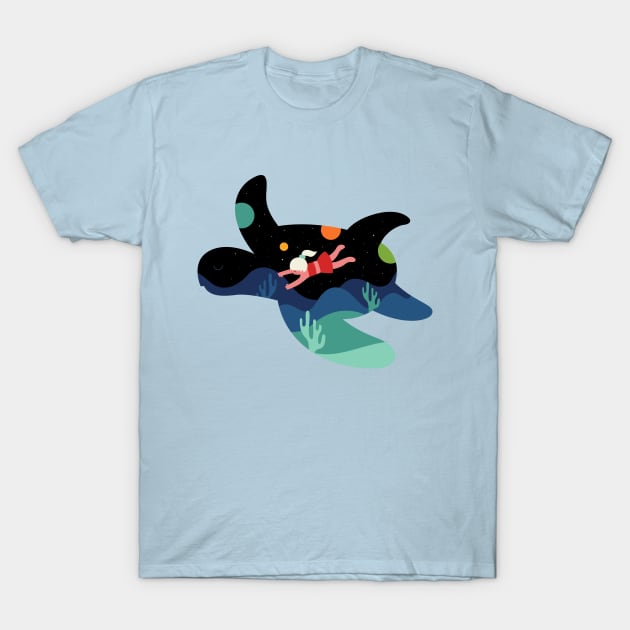 Ocean Roaming T-Shirt by AndyWestface